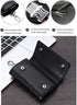 RuoFeng Keychain Key Holder Ring with 6 Hooks Snap Closure (Black)...