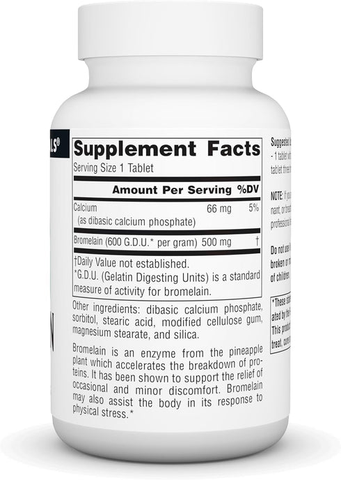 Source Naturals Bromelain, Proteolytic Enzyme Supplement, 500mg - 120 Tablets...
