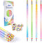 ECOTREE Pencils #2 Pre-sharpened Pencils Number 2 Pencils School Pencils Kids Pencils with Erasers Rainbow Pencils Eco Pencils Recycled Paper Penc...