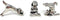 Basic Spirit Yoga Dogs - Dogs in Yoga Poses Pewter Figurines...