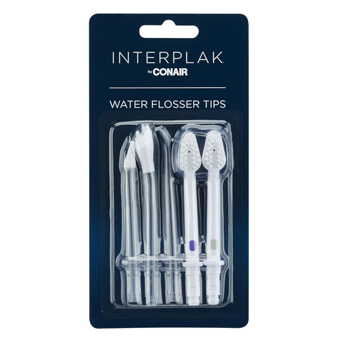 Interplak by Conair Water Flosser Replacement Heads, Two Pack Replacement Heads for Oral Irrigator...