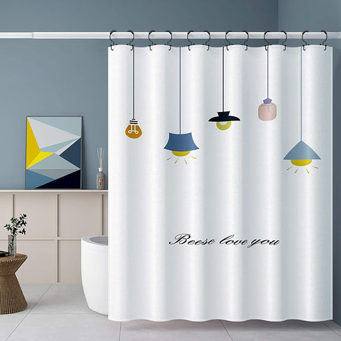 Shower Curtain Hooks, Goowin Shower Curtain Rings, Stainless Steel Black Shower Curtain Hooks, Shower Curtain Rings Rust Proof, Free Sliding Doubl...