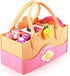 Portable Carrying Case Compatible with Toniebox Starter Set and Tonies Figurines,Travel Felt Cloth Musical Toy Folding Bag for Toniebox Accessorie...