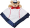 Bearington Collection Lil’ Slugger Snuggler Plush Baseball Lovey for Baby - 15 in Plush & Satin Security Blanket - Soft Teddy Bear Infant & Toddle...