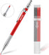 Enhon 2mm Mechanical Carpenter Pencil Set with 12 Marker Refills and Sharpener, Woodworking Marking Tool Solid Deep Hole Construction Pencil, Exte...