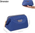 Angelina's Palace Vegan Leather Waterproof Travel Cosmetic Bag Toiletry Organizer Makeup Pouches(dark chambray)......