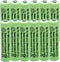 Solar Light Batteries AAA Triple A NIMH 600mAh 1.2V Rechargeable for Garden Lights Remotes Mice(12Pcs)...