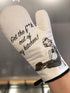 Funny Heat Resistant Oven Mitt for Cooking Grilling BBQ - Novelty Gift For Those Who Love To Cook (Out of My Kitchen!)...