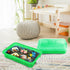 15Inch Portable Sensory Bin Play Tray with Lid, Fill with Water, Sand, Beads and More (Green)...