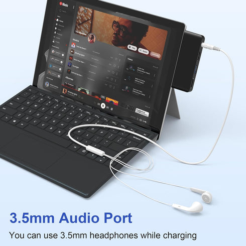 Surface Go Accessories HDMI Adapter for Microsoft - Surface Go/Go 2/Go 3 Docking Station with 4K HDMI + USB 3.0/2.0 Port + 3.5mm Audio Adapter, Do...