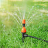 2 in 1 Drip Irrigation Emitters and Atomizing Nozzle for 1/4" Drip Irrigation Tubing, 25 Pcs Adjustable 360 Degree Water Flow Drippers Sprinklers ...