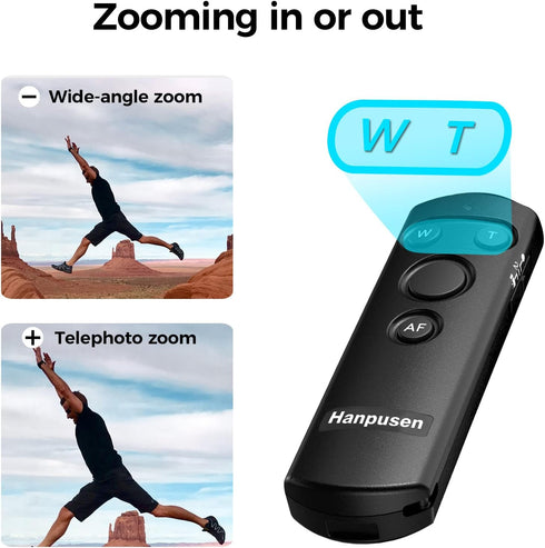 Camera Remote Shutter Release Control Wireless for Canon EOS R, RP, EOS R3, R5, M50, M6 Mark II, R3, R5, R6, 90D, 6D Mark II, 77D, Rebel SL3, SL2,...