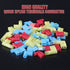 Hilitchi 110pcs 22-18 18-14 12-10 Gauge Nylon Flag Spade Female Insulated Quick Disconnects Electrical Crimp Terminals Connector Assortment Set...