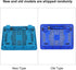 Laptop Cooler Cooling Pad, Portable Quiet Laptop Cooling Pad Stand with USB Stand Laptop Notebook Cooler for 14 Inch Below Notebook(Blue)...