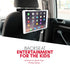 Macally Car Headrest Tablet Holder, Adjustable iPad Car Mount for Kids in Backseat, Compatible with Devices Such as iPad Pro Air Mini, Galaxy Tabs...
