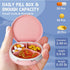 Serfeymi 3 Compartment Waterproof Cute Small Pill Box for Purse & Pocket, Travel Portable and Multifunctional Pill Case Holder for Vitamins, Fish ...