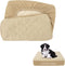 CHHKON Dog Bed Covers Replacement Washable Waterproof Pet Puppy Bed Cover for Dog(Beige,30x20x6 inch)...