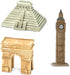 Safari Ltd. Around The World TOOB - 10 Figurines: Leaning Tower of Pisa, Eiffel Tower, Taj Mahal, Statue of Liberty, Giza Pyramids, & More - Educa...