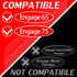 Engage 75 Replacement Ear Pads Ear Cushions Compatible with Engage 75 Headset - NOT FIT Engage 75 Convertible/Mono (Black)...