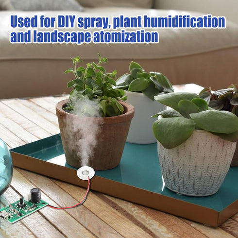 8 Pcs Atomization Disc, DC 5V USB Humidifieration Atomization Disc Mirco Interface, Atomization Disc Mist Maker, Atomization Module with Timing Sw...