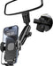 Car Phone Holder Rear View Mirror Phone Holder, 360° Rotating Car Phone Holder Mount Compatible with All 4-7 Inch iPhone and Android Cell Phones...