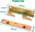 4 Sets No Mortise Bed Rail Fittings Wooden Bed Frame Connectors Metal Bed Rail Fasteners...