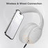 DOQAUS UPGRADED Wireless Headphones Over Ear, 90H Playtime Bluetooth 5.3 Wireless Headphones with 3EQ Modes, Built-in HD Mic, HiFi Stereo Sound, D...