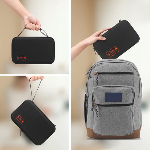 Carrying Case for Klein Tools ET310 AC Circuit Breaker Finder & 80041 Outlet Repair Tool Kit & RT250 for GFCI Receptacle Tester, Electrical Tools ...