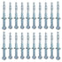 1/4"x2-1/4" Wedge Anchor by Zinced of Heavy-Duty Fastener for Cement and Concrete (20pcs Pack)...