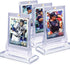 4Pcs Magnetic Card Holders for Trading Card, Baseball Card Protectors with 4 Stands, 35pt Acrylic Hard Card Sleeves Case for Sports Cards, MTG Car...