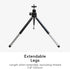 MEE audio Lightweight Mini Tripod for Webcams and Small Cameras for Video Conference; Flexible, Portable, Compact Web Cam Desk Tabletop Travel Mou...