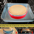 GBYAN Springform Pan Protector for 8 inch, 8.5 inch Springform Pan Round Cheesecake Water bath Pan Silicone Baking Pan Accessories Preventing Wate...