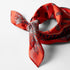 Womens Neck Scarf 23"x23" Small Square Organic Cotton | Headband Scarf Bandana Wrap Head Scarf Breathable Lightweight...
