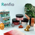 Renfio 100g Mica Powder Pigment, Metallic Natural Dye Mineral Pearl Shimmer Epoxy Resin Dye for Painting Soap Making Slime Bath Bombs 3.5 Oz - Min...