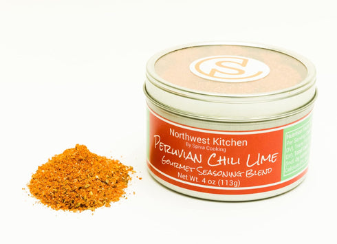 Spiva Cooking - Peruvian Chili Lime - Peruvian Seasoning - How to use: Chicken, Pork, Ground Beef, Seafood, Snacks, Tacos, Carne Asada, and more. ...