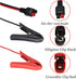 HCFeng12AWG 45A (an-der-Son) Plug to Alligator Clip Cable Solar Connector to Alligator Clip Cable Alligator Clip to 45A Battery Plug Cable for Sol...