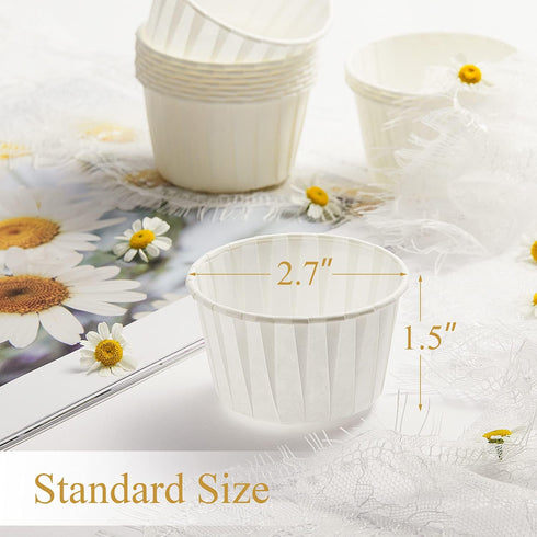 Brown Cupcake Liners Standard Size, 30pcs Christmas Muffin Baking Cups,Cupcake Holders Paper, Heavy Duty Greaseproof Wrappers for Wedding,Baby Sho...