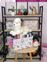 Rectangular Storage Basket Fabric Organizer Bin for Toys,Books,Clothes,Gifts,Pets-Perfect for Home,Office,Nursery,Dorm,Shelf(Rec Spaceships)...