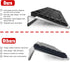 Acrylic Tilted Computer Keyboard Stand for Ergonomic Typing, Keyboard Tray Holder with Silicone Non-Slip Case, Clear...