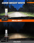 SEALIGHT 9145 H10 LED Fog Light Bulbs, 400% Brighter 6500K White 1:1 Mini Size H10 LED Fog Lights, Strong Penetration 9145 9140 Fog Light Bulb, Pa...
