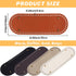 4 Pcs PU Leather Bag Bottom Shaper with Holes for DIY Bag Crochet, Atarvana Oval Bag Bottom Shaper Pads 12x4 Inch for DIY Purse Shoulder Bag Handb...