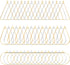 120pcs Earrings Beading Hoop Earring Finding Teardrop Earring Triangle Earring Round Hoop Earring for Jewelry Making DIY Crafts Art Creation Women...