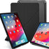 KHOMO Horizontal and Vertical Display Stand Capable Cover for iPad Pro 12.9 Inch Case 3rd Generation (Released 2018) - Dual Origami Series - Black...