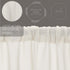 VHC Brands Tobacco Cloth Fringed Farmhouse Decor Kitchen Swag Prairie Panels Door Window Tier Set Curtains for Kitchen Bedroom Bathroom Living Roo...