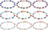 SATINIOR 9 Pieces Evil Eye Bracelet Handmade Evil Eye Beads Bracelet Evil Eye Chain Bracelet Adjustable Amulet Jewelry Evil Eyes Bracelets for Wom...