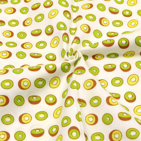 7pcs 18" x 22" Cotton Fabric Different Patterns Fruit Printed Design Patchwork Quilting Fabric Bundles for DIY Sewing Crafts...