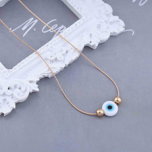 Boho Evil Eye Choker Necklace Vintage Evil Eye Necklace Choker Gold Demon Eye Necklace Chain Blue Eye Necklace Chain Protection Necklace Jewelry f...
