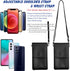 Small Phone Purse Crossbody Wallet, iPhone Crossbody Bag with Shoulder Strap,Waterproof Phone Wallet Case with Touch Screen Window up to 6.7 inch ...