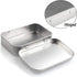 6 Pack Hinged Tin Box Containers - 3.7 x 2.4 x 0.8 inch Metal Tins Storage Boxes with Lids, Rectangular Empty Small Home Craft Organizer for Gift,...