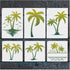 Palm Trees Stencils Template Reusable Beach Stencils for Painting on Wood Craft Canvas Walls Decorations DIY Projects Nature Summer Theme Stencils...